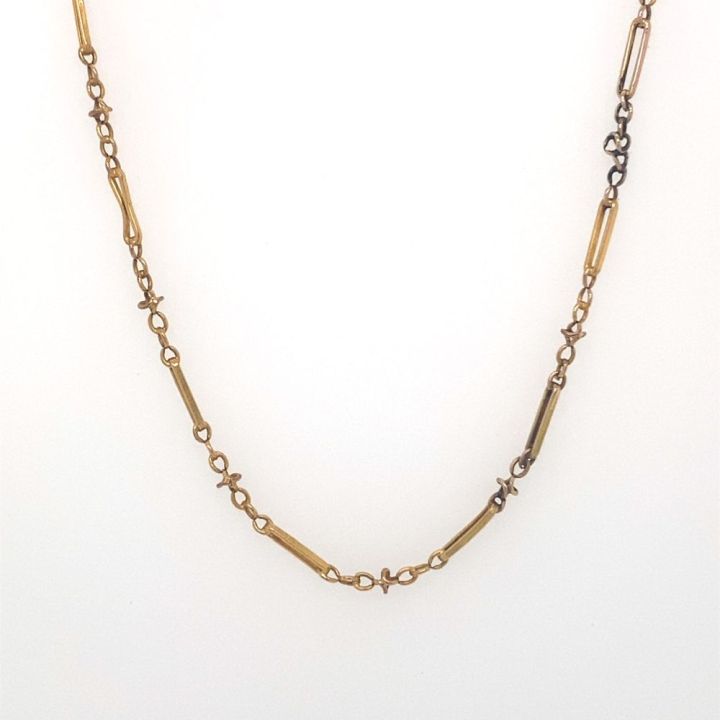 Preowned 9ct Yellow Gold Fancy Link Chain