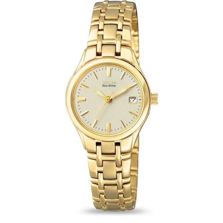Citizen Silhouette Gold Plated Ladies Watch
