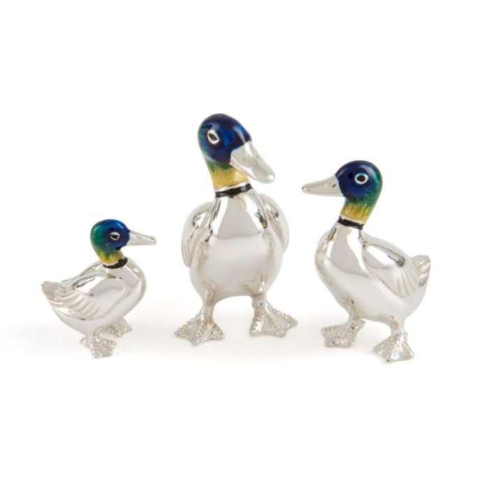 Saturno Sterling Silver Small Duck