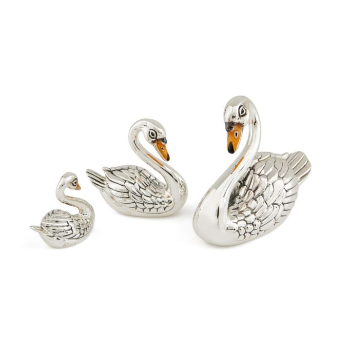 Saturno Sterling Silver Small Swan