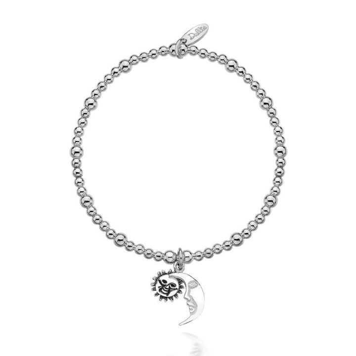 Dollie Sterling Silver Sun & Moon Bracelet