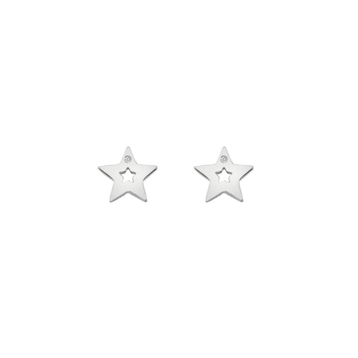 Diamond Amulets Star Earrings