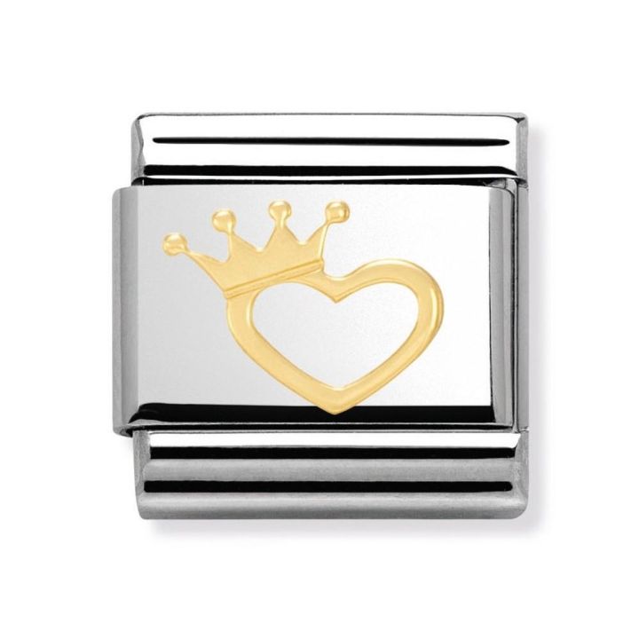 Nomination Open Heart & Crown Charm