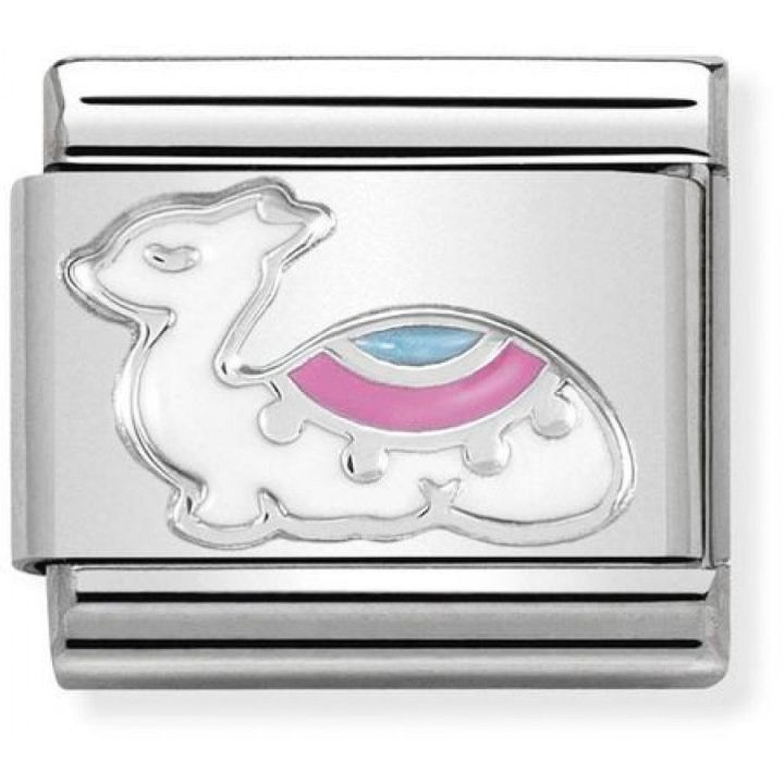 Nomination Classic Silver And Enamel Llama Charm