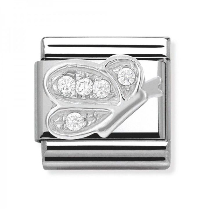 Nomination Silvershine CZ Butterfly Charm