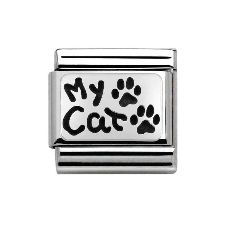 Nomination Silver My Cat Charm