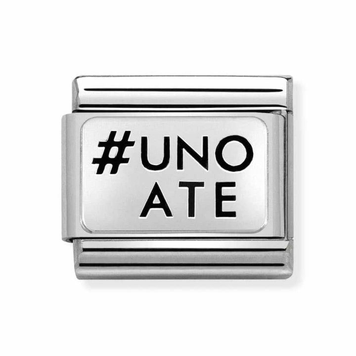 Nomination Steel & Silver #UNOATE Charm