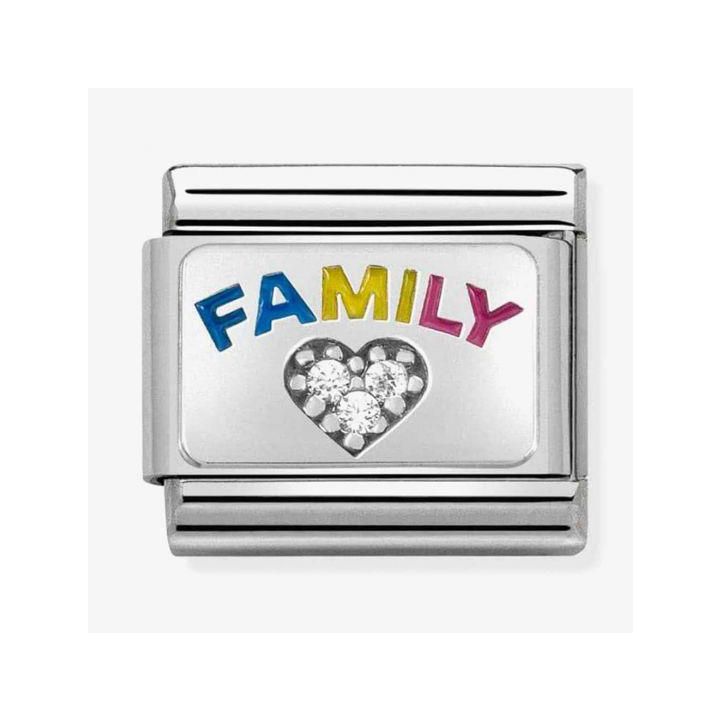 Nomination Classic Family Heart Charm