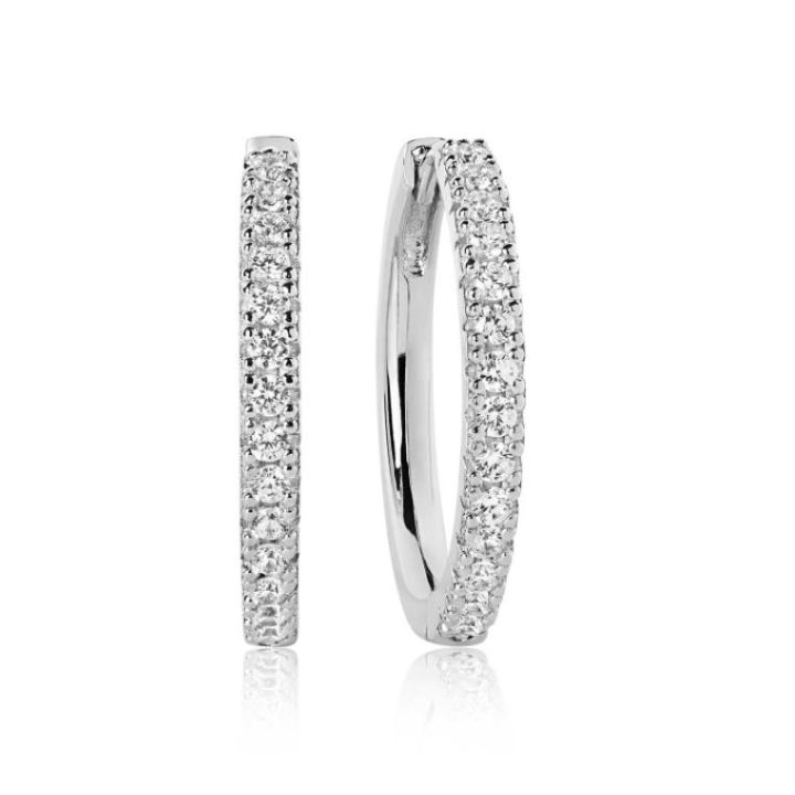 Sif Jakobs Ellera Cubic Zirconia Hoop Earrings