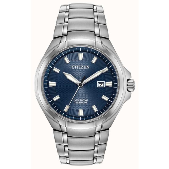 Citizen Titanium Blue Dial Bracelet Eco-Drive