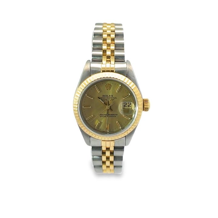 Pre Owned Ladies Rolex Datejust Steel & Gold Watch