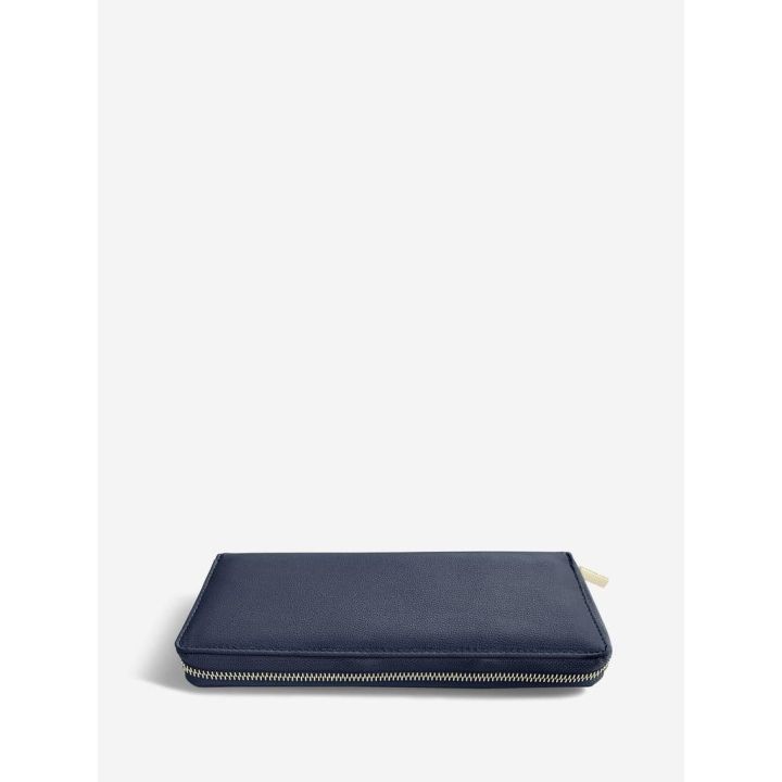 Stackers Navy Blue Jewellery Roll