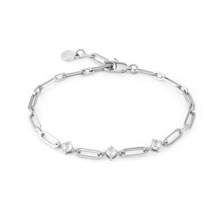 Nomination Chains of Style Stainless Steel White CZ Bracelet