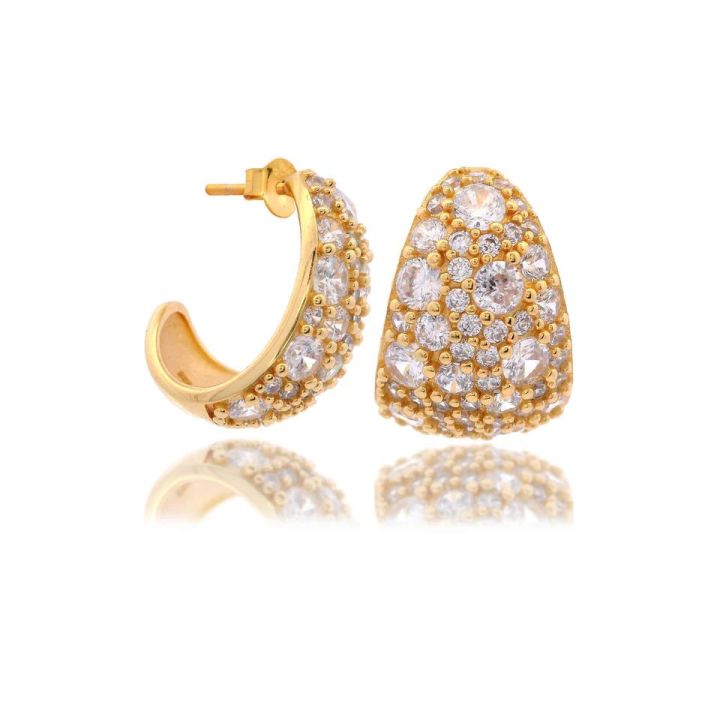 Georgini Rose Bay Gold Plated Earrings