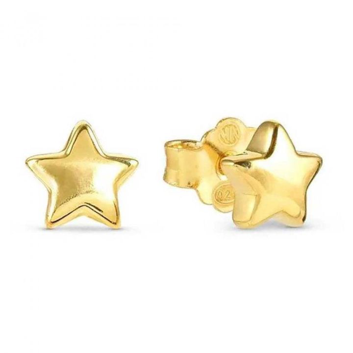 Nomination Gold Plated Star Stud Earrings