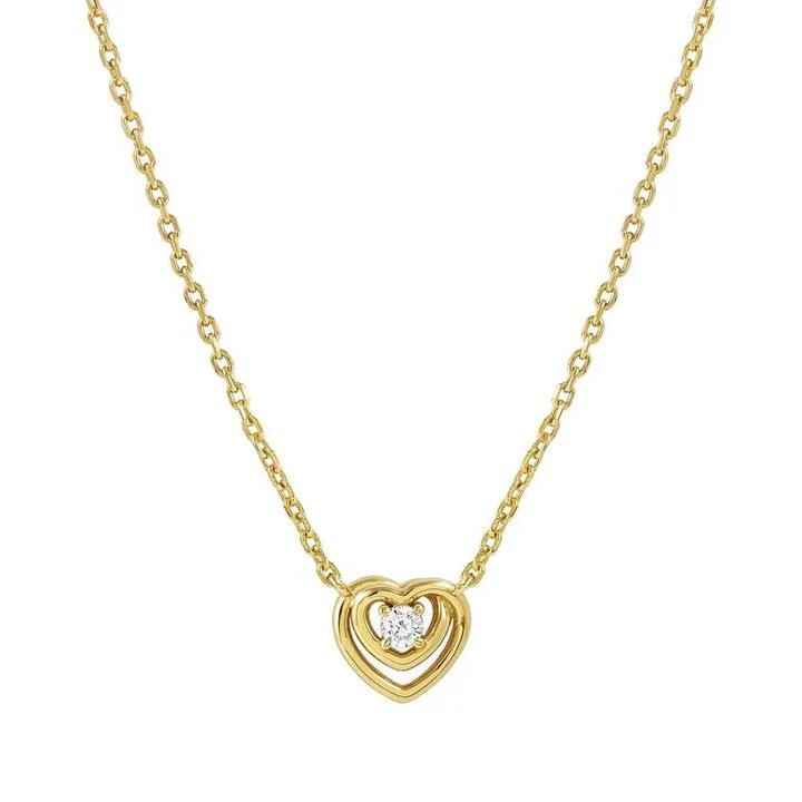 Nomination Gold Plated Cosmic Love Heart Necklace