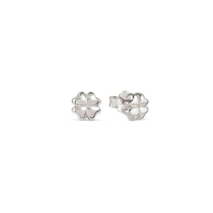 Nomination Sterling Silver Four Leaf Clover Stud Earrings