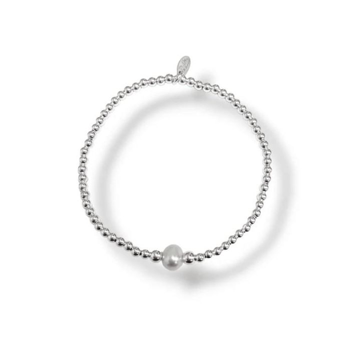 Dollie Sterling Silver Pearl Bracelet