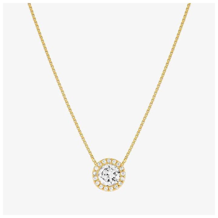 Nomination Gold Plated Seidvina Cubic Zirconia Necklace