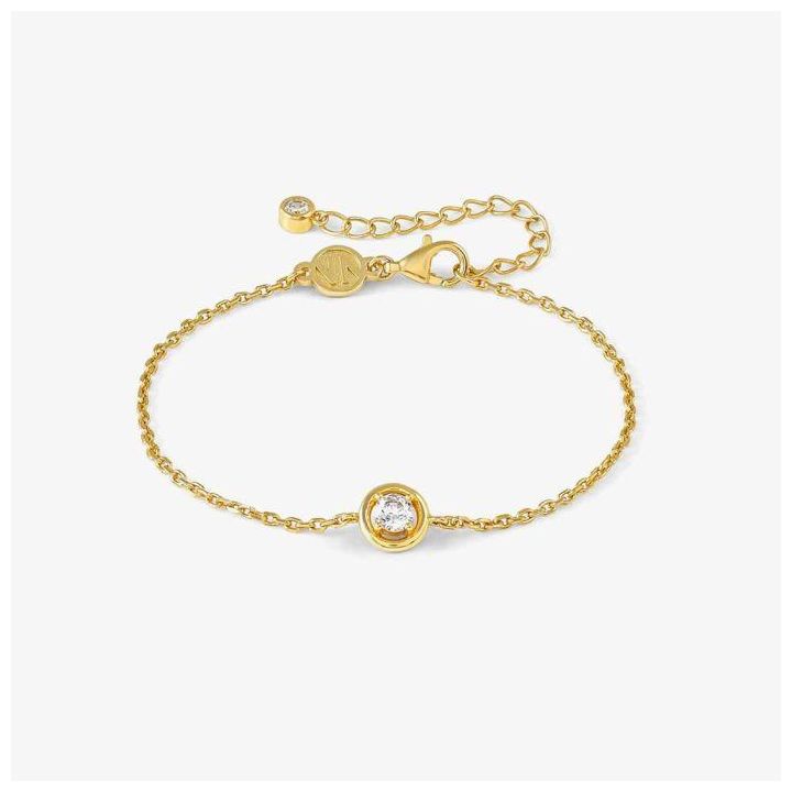 Nomination Gold Plated Cosmic Love Circle Bracelet