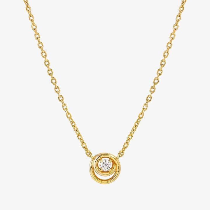 Nomination Gold Plated Cosmic Love Necklace