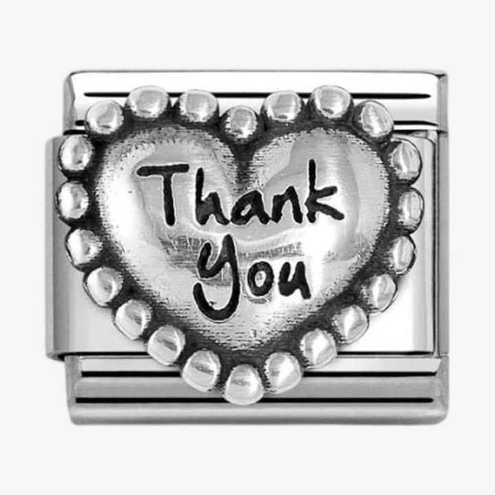 Nomination Silvershine Thank You Charm