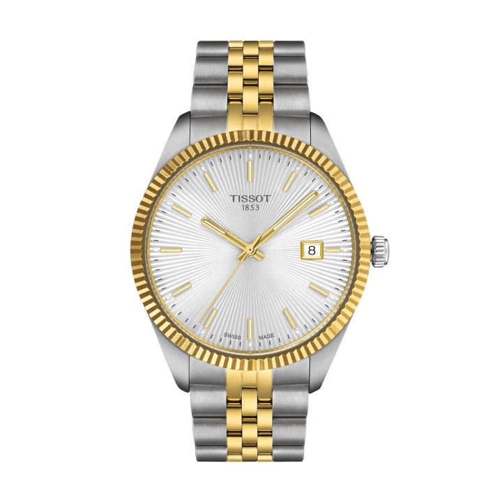 Tissot Ballade 40mm Silver Two-Tone Stainless Steel Watch