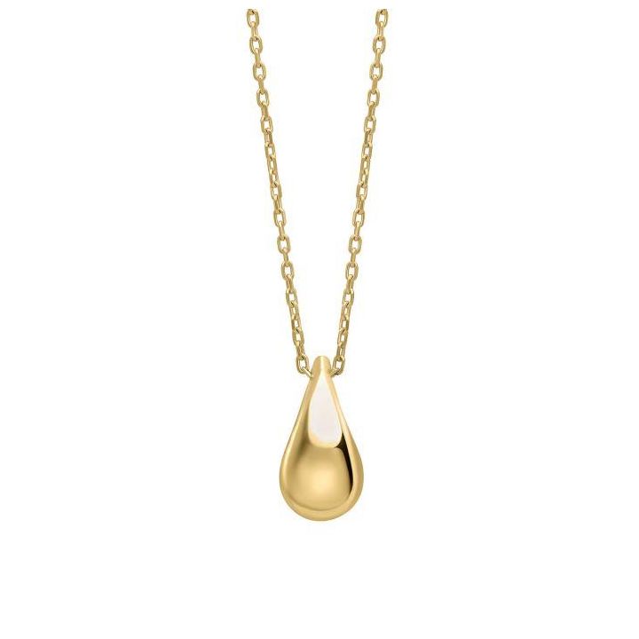 9ct Yellow Gold Teardrop Pendant