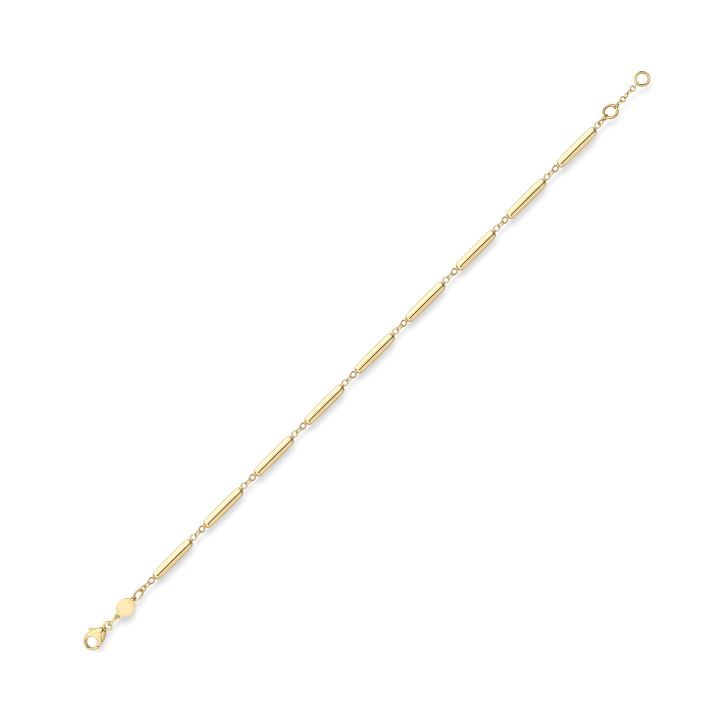 9ct Yellow Gold Bar Link Bracelet