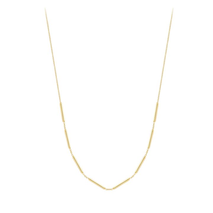 9ct Yellow Gold Bar Link Necklace