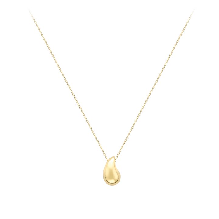 9ct Yellow Gold Teardrop Pendant