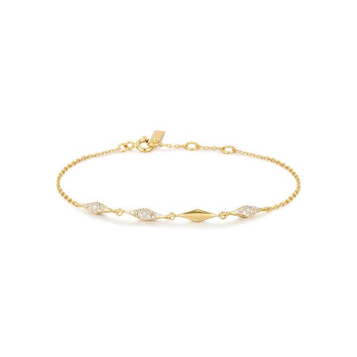 Ania Haie Gold Plated Multi Pave Bracelet