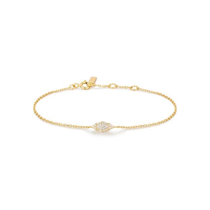 Ania Haie Gold Plated Pave Sparkle Bracelet