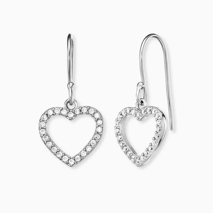 Angel Whisperer Heart Earrings