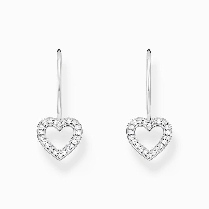 Thomas Sabo Heart-Shaped Zirconia Earrings