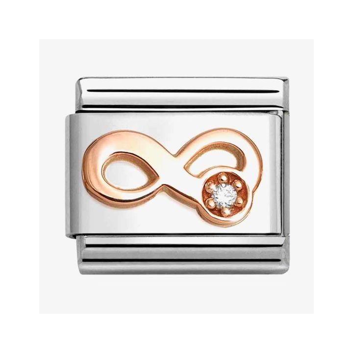 Nomination Classic Rose Gold Infinity Sign Charm