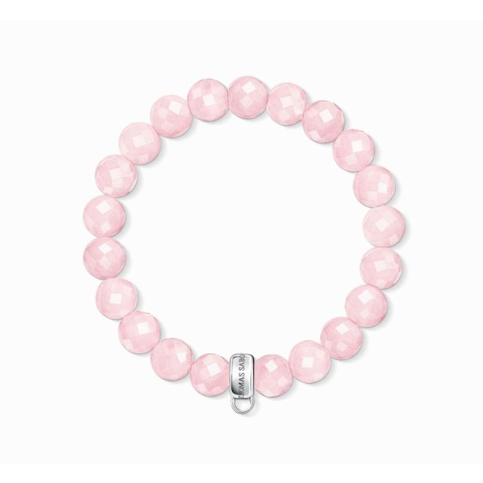 Thomas Sabo Sterling Silver Pink Bead 13-20cm Bracelet A1985-813-9-L20v |  Goldsmiths