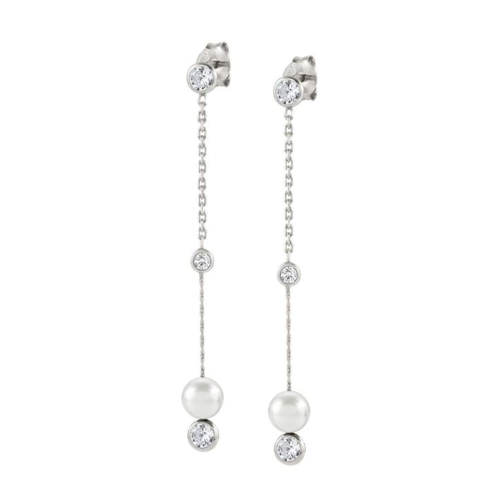 Nomination Sterling Silver Pearl & Cubic Zirconia Earrings